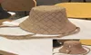 Chapéus de balde reversíveis Chapéus unissex Sun Hat Brown Metal Strap Fashion Sunbonnet Caps Casquette Man Woman5337685
