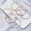 Bangle 1 Pcs/Lot Metal Removable Open Beading Charm Bracelets For Jewelry Making DIY Original Handmade Gifts