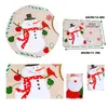 Tafelmatten kerstboom placemats vintage wasbaar voor keuken eetjongen decor