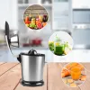 Juicers Portable Electric Juicer Blender Stainless Steel Hand Press Juicer EU Plug Orange Juicer Fruit Mixer Multifunction Juice Machine