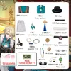 Anime Costumes Aventurine Cosplay Game Honkai Star Rail Costume Party Suit Earrings Hat Halloween Carnival Uniform Anime Clothing Custom Made 240411