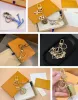 2024 Luxus-Designer Schlüsselschüler Briefe mit Diamonds Designer Schlüsselbund Top-Autos Schlüsselkette Herren- und Frauenschnallen Schmuck Schmuck Keyring-Taschen Anhänger hochwertige Exque