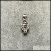 Mücevher Ayarları Sier Kolye S925 Sterling Pearl Montaj Kafesleri Kolye Diy Bilekler 9 Stil Moda Hediye Damla Teslimat Dhrbe