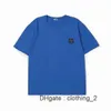 Mens T Shirts Summer Men Stone T-shirts Kort ärm Top Designer Tees Badge Shirt Man Tshirts Kläderstorlek M-2XL Hög Quanlity P93G