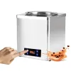 POTS 3L 7L Pearl Warmer Tapioca Machine Boba Isolation Pot For Milk Tea Shop rostfritt stål Elektrisk matvärmer Pearl Cooker Pot