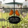Autres alimentations de fournitures d'oiseaux pour les beaux-aliments sauvages à l'extérieur avec un crochet jardin jardin arrière-cour d'alimentation du plateau de pluie