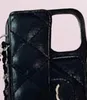 Crossbody telefoonhoesjes ontwerper voor iPhone 14 14 Pro Max 13Pro Max 11 12Promax X XS XR Card Bag Coin Wallet C Case Verstelbare Chain4825388