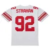 Stitched Football Jerseys 92 Michael Strahan 1993 2007 Mesh Legacy Pensionerade Retro Classics Jersey Men Women Youth S-6XL