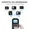 Contrôle Telesin T10 Bluetooth Remote Contrôle pour GoPro Hero 11 10 9 8max avec bande de poignet 80m Smart Wireless Smart Remote pour les accessoires GoPro