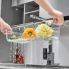 Tallrikar utdragbar dräneringskorg skål dränerar diskbänk rack tvätt grönsak frukttorkning kök organiserar för
