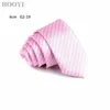 Bow Ties Hooyi Floral pour hommes Gravata Slim Tie Polyester 2024 Stripe Dot Coldie Fashion Accessoires