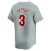 Genähte Baseball -Trikot Bryce Harper Home Away Jerseys Männer Frauen Jugend