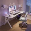 Modern masaüstü bilgisayar masaları ev ofis masası mobilya cesur k bacaklar beyaz oyun masası basit yatak odası ev öğrenci çalışma masası