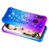 Glitzer Telefonkoffer für Funda Samsung Galaxy A20E SM-A202 A10E-Hüllen Bling Shiny Pailla Dynamic Liquid Quicksand Soft Rückenabdeckung