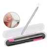 1pcs Double-ended Stainless Steel Cuticle Pusher Dead Skin Push Remover For Pedicure Manicure Nail Art Cleaner Care Tool