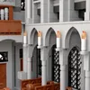 MOC-148170 Modular Gótico Catedral Blocos Definir Modelo Catedral Medieval Com detalhes típicos 4165 PCs para coleção
