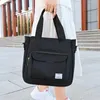 Sacs de taille aller au travail Bag de toile Commuter féminin 2024 Couleur solide décontractée de grande capacité en nylon crossbody