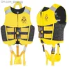 Life Vest Boje Childrens Chloropren Gummi -Lebensjacken Schnorcheln Westen Jungen Surfen Badeanzüge schwimmende Badeanzügeq240412