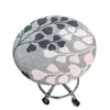 Couvercles de chaise couvercle rond tabouret de tabouret