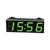 Светодиодный цифровой часовой модуль Mini Car Clock Throck Throck 3 Вольтметр Цифровой вольтметр 3 в цвете 1 Timer Display светодиод R6Q9