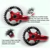 4 -stcs mountainbikes fiets deel crankset vaste moer mtb chainring bout kettingwielschroeven crankset bouten plaat nagel