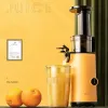 Juicers Mini Slow Juicer Screw Cold Press Extractor Electric Fruit Vegetable Juicer Machine Hushåll Slagsjuice Separation Juicer