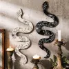 Décoration murale de chambre de serpent mignon boho en bois de serpent en bois suspendu art mural pour la chambre à coucher appartement décoration de Noël