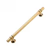 Black Gold Kitchen Cabinet Pull Wardrobe Cupboard Drawer Handle Vertical T Bar Chest of Dresser Knobs Aluminum Furniture Handles