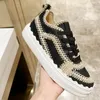 Kvinnor av högsta kvalitet Flat Suture Canvas Shoes Hot Sale Ladies Round Toe Tjock Sole Lace Up ALLA säsonger utanför Walking Plat Sweet Style Kvinnliga kausala skor