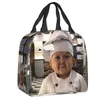 Hasbulla Cooking Master Lunchbag Männer Frauen Wärmekühler isolierter Lunchbox für Kinder Schule Arbeit Picknick -Essen Tasche Taschen