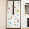 Muurstickers tv -achtergrond slaapkamer pvc home decor woonkamer cartoon kinderen verwijderbare dieren diy sticker