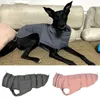 Köpek Giyim Rüzgar Köpek Kıyafetleri Kış Sıcak Kalın Yavru Köpek Aşağı Ceket Küçük Orta Köpekler Whippet Greyhound Maskotlar Giyim
