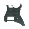 Cables Black Pearl 11 Hole St One Humbucker Guitar PickGuard Scratch Plate FD For Delonge Guitar Parts Guitar Accessories for Strat