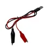 Alligator Test Clips Clamp to USB Male Connector Power Supply Adapter Wire 58cm Cable Red and Black