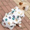 Hondenkleding Pet Do Raincoat PU Franse bulldo kleding Waterdichte stof voor Do Rain Et Poodle Bichon Schnauzer Welsh Cori Raincoat L49