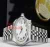 High Quality New arrive Luxury watches Wrist watch Ladies 18kt WG SS 26mm Silver JUBILEE Diamond 79174 Ladies Watch6482480