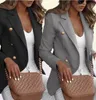 Button dames blazer femme de travail Suit femme039 veste bureau lady dame des femmes formelles blazers et vestes femelle femelle 5xl 22024476086