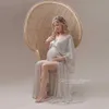 Robes de maternité robe de soirée pour maternité photographie accessoires robes boho sequin sexy