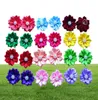 Dog Apparel 100pcslot Pet Hair Bows Rubber Bands Petal Flowers With Pearls Grooming Accessories Product7986296