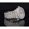 Luxe die er volledig uitziet, bekijk Iced Iced For Men Woman Top vakmanschap uniek en dure Mosang Diamond 1 1 5a horloges voor hiphop industrieel luxueuze 7431