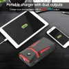 6000mAh / 10000mAh de saut de voiture Starter 800A / 1500A Banque électrique Chargeur de booster de voiture 12V Sortie Emergency Start-up Charger Carvice de voiture