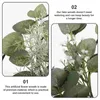 Fleurs décoratives Couronne de printemps Ornement Coton Double mur suspendu Design de mariage Bouquet Decoration Cross-Border Porte artificielle