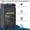 DC MCCB Circuit de boîtier moulé Brexer 2P 12V 24V 1000V 1500V 100A 200A 250A 400A 630A Protéger du système photovoltaïque de batterie