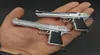 Keechhains 13 Desert Eagle Pistol Pistola Modello in miniatura Torchia Full Metal Shell Leale