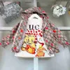Marka Boys Trailtsits Üç Parça Seti Çocuk Ceket Set Bebek Giysileri Boyut 100-150 cm Kapüşonlu Ceket Kedi Baskı Tişört ve Şort 24 Nişan