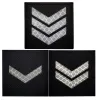 IR Infrarot Reflexionstaktische Moral Patches Level 1 2 Hakenschleife Schulter Applique Uniform Armband Militärrang Embleme