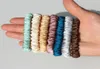 100 Pure Silk Skinnies Small Scrunchie Set Hair Bow Ties Ropes Bands Skinny Scrunchy Elastics Pononyil Holders for Women Girls 6p5578939