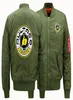 MEN039S Flight Jacket Bomber Wool Line Print Bultaco Cemoto Pursang Spanien Motorcykel snabbaste transporthastighet CX2008013056588