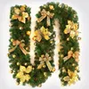 Flores decorativas Garland doméstica Garlandeira Interior Up Tree Wedding Wedding Wedding Wedding Fireward lareira de decoração de Natal Conveniente Prática