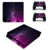 Stickers Starry Sky Planet PS4 Slim Sticker Play station 4 Skin Sticker Decals For PlayStation 4 PS4 Slim Console & Controller Skin Vinyl